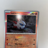 Pokemon Card Larvesta MISPRINT HOLO + REVERSE In ONE Obsidian Flames Near Mint