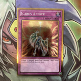 PGLD-EN080 Icarus Attack Gold Rare Unlimited Edition NM Yugioh Card
