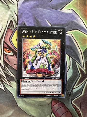 BP01-EN028 Wind-Up Zenmaister Starfoil Rare 1st Edition NM Yugioh Card