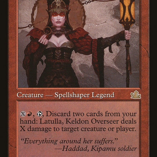 Latulla, Keldon Overseer - Prophecy Excellent Magic MTG