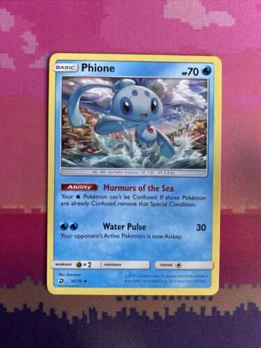 Pokemon Card Phione Dragon Majesty Uncommon 30/70 NM