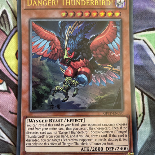 GFTP-EN090 Danger! Thunderbird Ultra Rare 1st Edition NM Yugioh Card