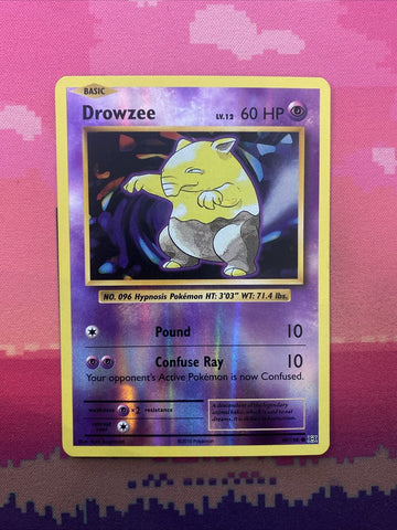 Pokemon Card Drowzee Evolutions Reverse Holo 49/108 Near Mint