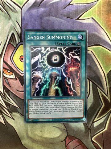 OP26-EN012 Sangen Summoning Super Rare Unlimited Edition NM Yugioh Card