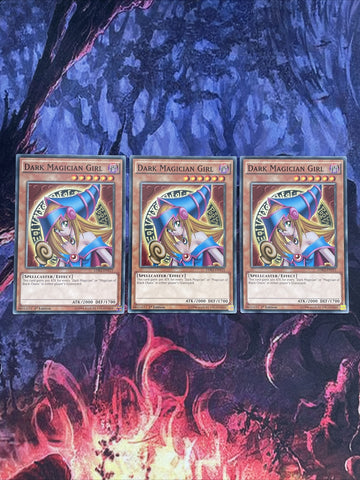 LDK2-ENY11 x3 Dark Magician Girl - Common - 1st Edition Yugioh