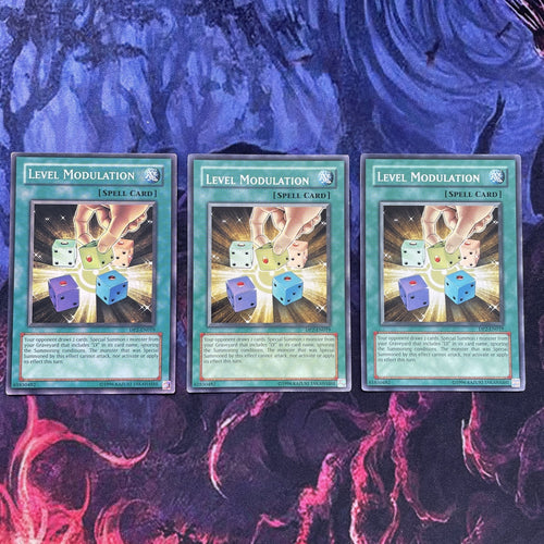 DP2-EN019 Yugioh 3x Rare Level Modulation (Mixed)
