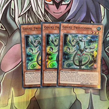 COTD-EN009 x3 Gouki Twistcobra Super Rare Excellent Condition Yugioh