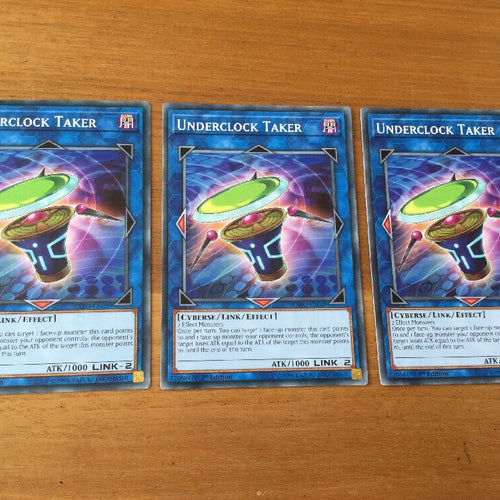 EXFO-EN039 / MP18-EN196 3 x Underclock Taker  - Yugioh Common