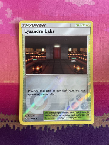 Pokemon Card Lysandre Labs Forbidden Light Reverse Holo 111/131 Near Mint