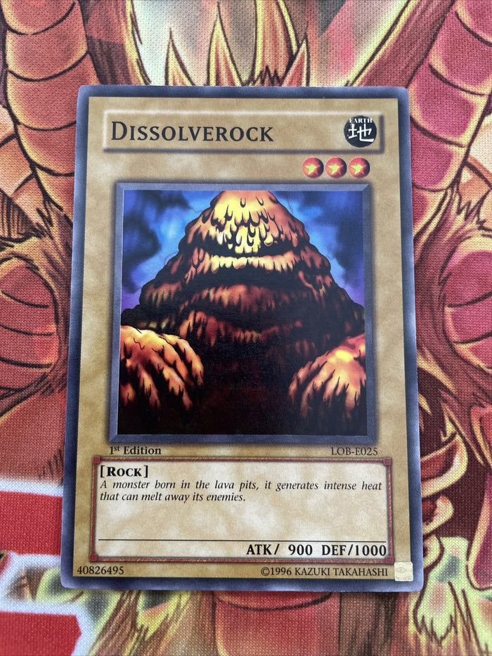 lob-e025 Dissolverock 1st Edition (NM+) Common Yugioh!