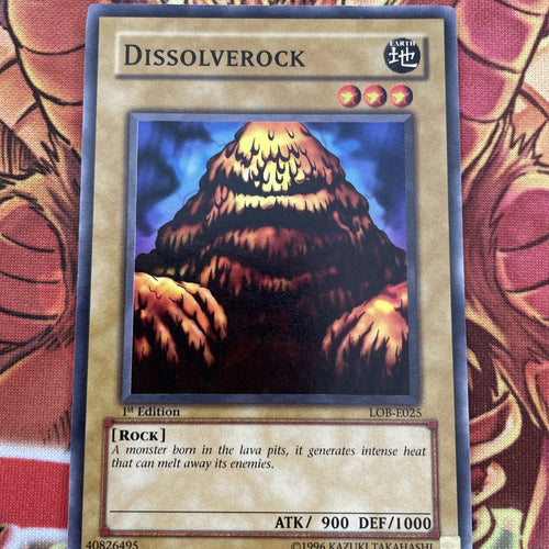 lob-e025 Dissolverock 1st Edition (NM+) Common Yugioh!