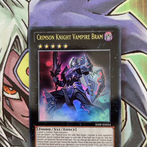 SHSP-EN054 Crimson Knight Vampire Bram Ultra Rare UNL Edition Yugioh Card NM