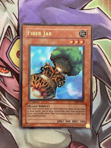 LOD-056 Fiber Jar Ultra Rare 1st Edition NM Yugioh Card