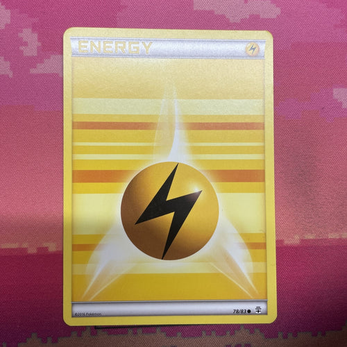 Pokemon Card Lighting Energy Generations 78/83 Near Mint