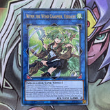 MGED-EN120 Wynn The Wind Charmer, Verdant Gold Letter 1st Edition NM Yugioh Card