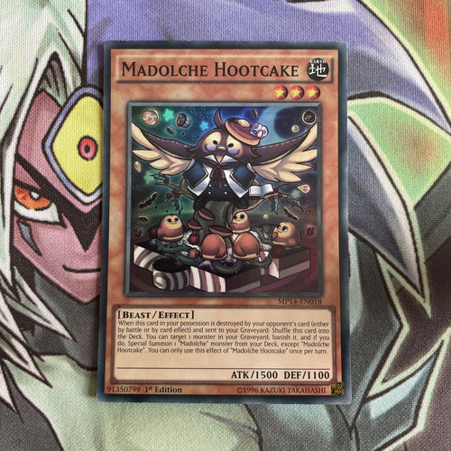 MP14-EN018 Madolche Hootcake Super Rare 1st Edition NM Yugioh Card