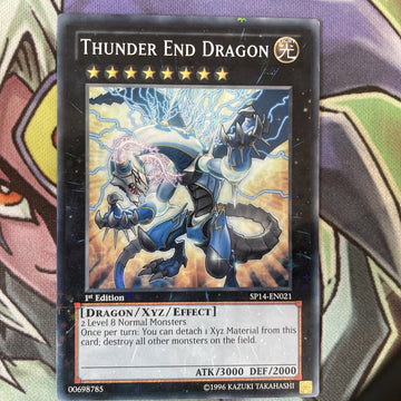 SP14-EN021 Thunder End Dragon Starfoil 1st Edition NM Yugioh Card