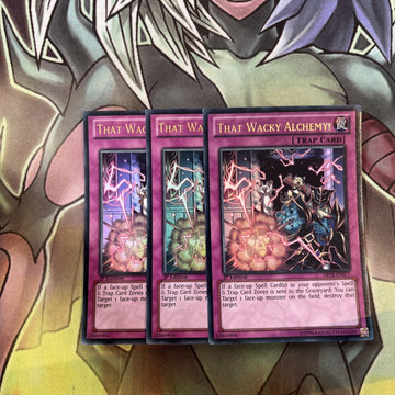 ABYR-EN077 x3 That Wacky Alchemy! Ultra Rare Excellent Condition Yugioh