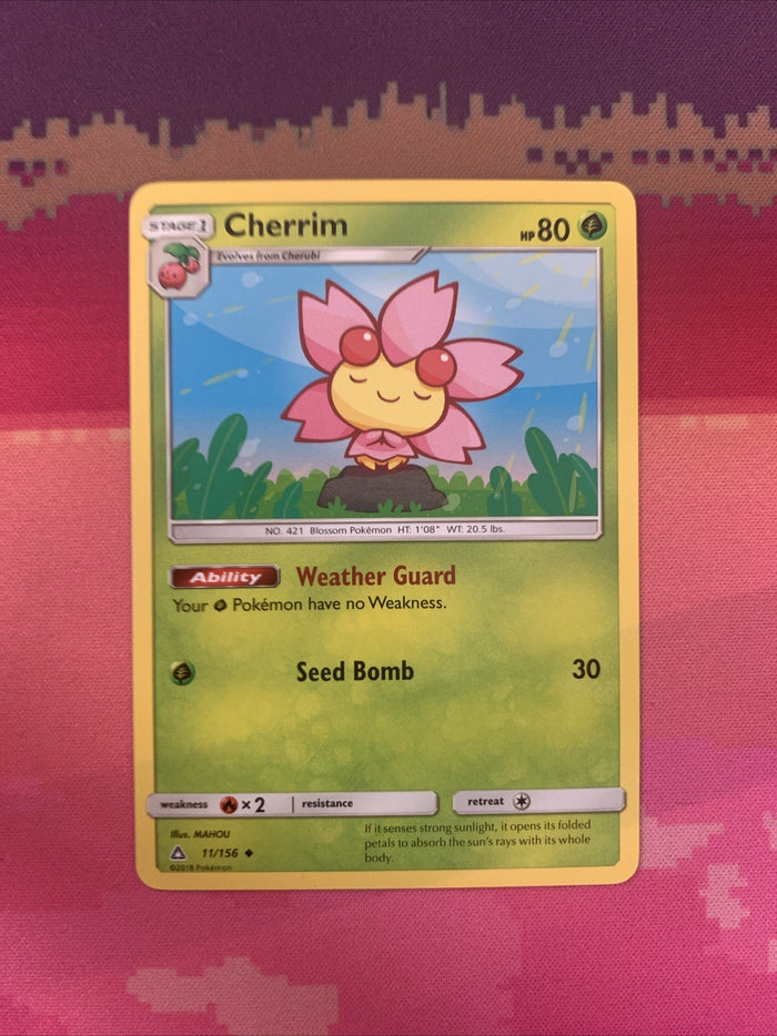 Pokemon Card Cherrim Ultra Prism Uncommon 11/156 Near Mint
