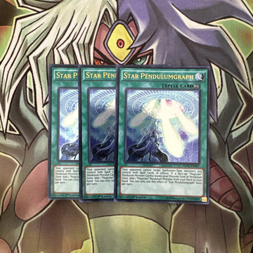 PEVO-EN007 x3 Star Pendulumgraph Ultra Rare  Excellent Condition Yugioh