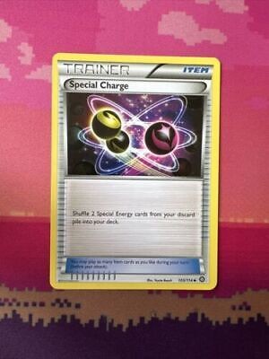 Pokemon Card Special Charge Steam Siege Uncommon 105/114 Near Mint