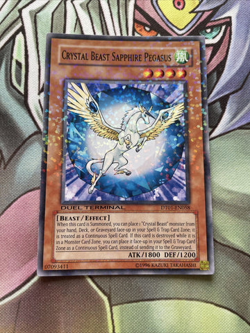 Crystal Beast Sapphire Pegasus - DT01-EN058 - YuGiOh