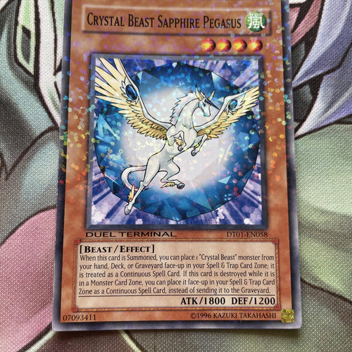 Crystal Beast Sapphire Pegasus - DT01-EN058 - YuGiOh