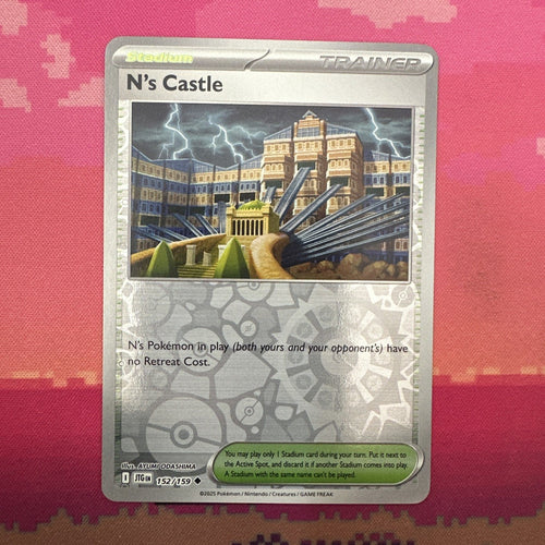 Pokemon Card N's Castle Journey Together Reverse Holo 152/159 Near Mint