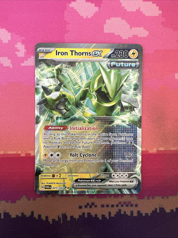 Pokemon Card Iron Thorns ex 077/167 Double Rare Twilight Masquerade NM
