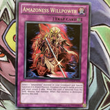 DREV-EN072 Amazoness Willpower Rare UNL Edition NM Yugioh Card