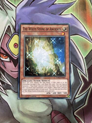 LDK2-ENK05 The White Stone Of Ancients Common 1st Edition NM Yugioh Card