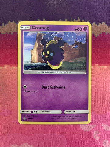Pokemon Card Cosmog SM42 Cosmo Holo Black Star Promo Near Mint