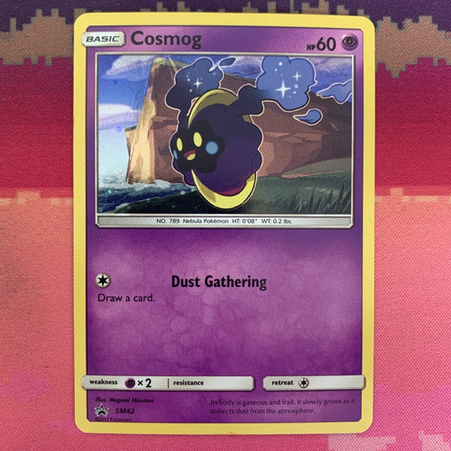 Pokemon Card Cosmog SM42 Cosmo Holo Black Star Promo Near Mint