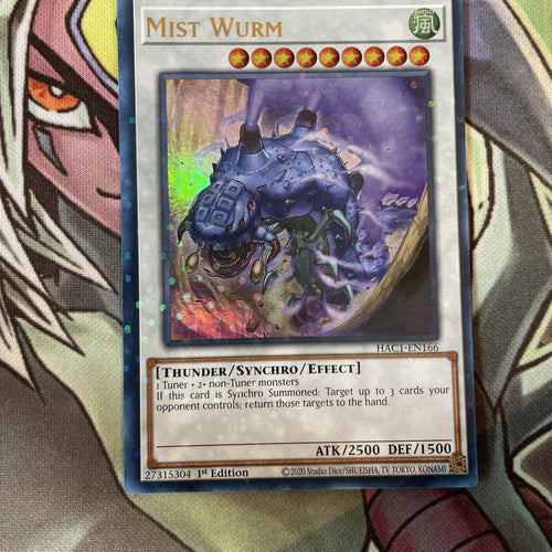 HAC1-EN166 Mist Wurm Ultra Rare American 1st Edition NM Yugioh Card