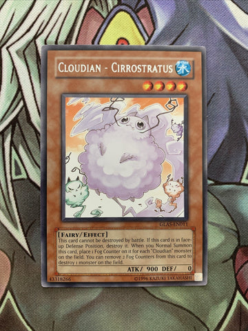 GLAS-EN011 Cloudian - Cirrostratus Rare Unlimited Edition NM Yugioh Card