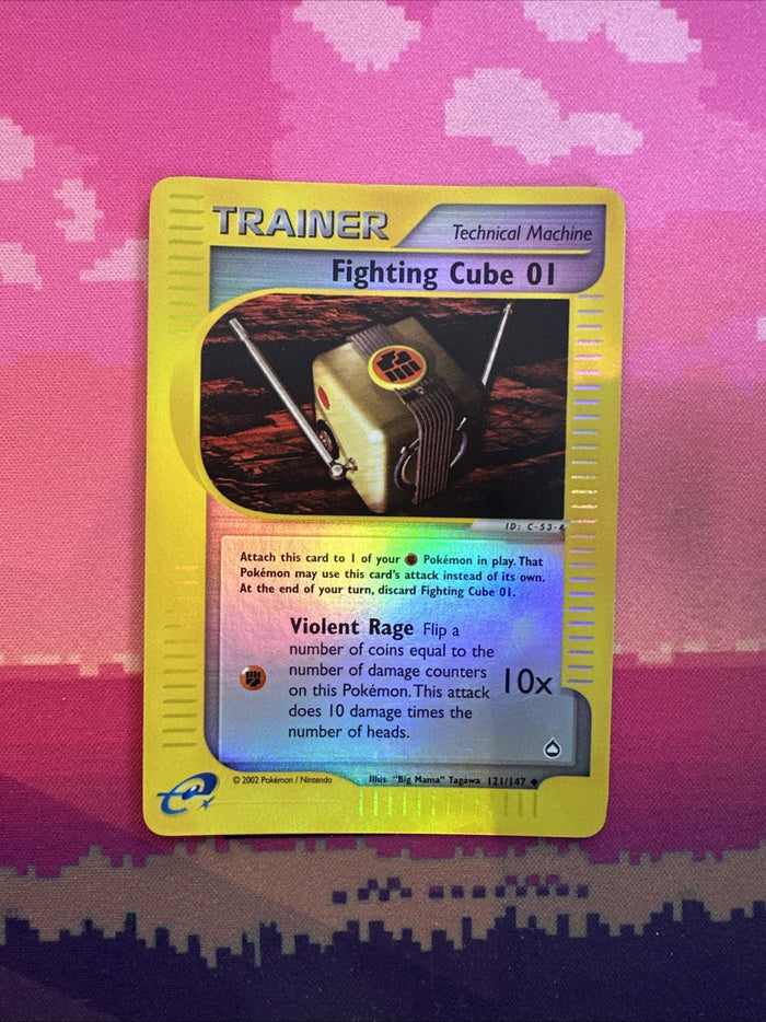 Pokemon Card Fighting Cube Aquapolis Reverse Holo Uncommon 121/147 Near Mint