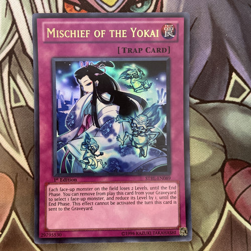 STBL-EN089 Mischief Of The Yokai Ultra Rare 1st Edition NM Yugioh