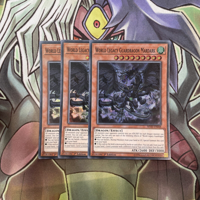 MYFI-EN048 World Legacy Guardragon Mardark Super x3 Excellent Condition Yugioh