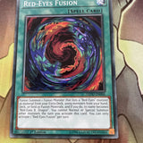 LEDU-EN006 Yugioh Red-eyes Fusion COMMON NM 1ST EDITION
