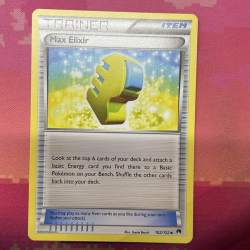 Pokemon Card Max Elixir Breakpoint Uncommon 102/122 NM