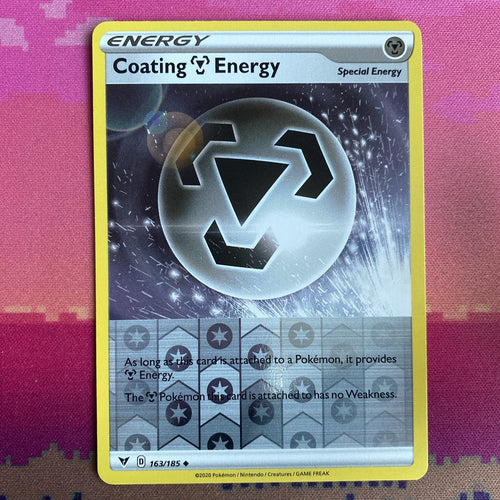 Pokemon Card Coating Energy Vivid Voltage Reverse Holo 163/185 NM