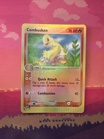 Pokemon Card Combusken EX Dragon Reverse Holo Uncommon 25/97 Near Mint