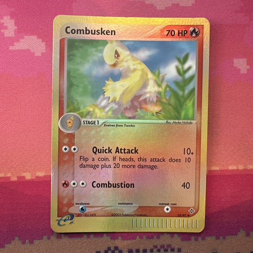 Pokemon Card Combusken EX Dragon Reverse Holo Uncommon 25/97 Near Mint
