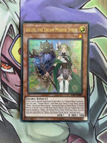 RIRA-EN085 Ikelos, The Dream Mirror Sprite Ultra Rare Unlimited Ed NM Yugioh