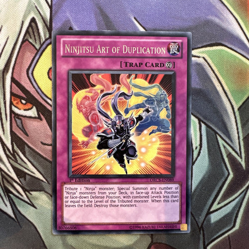 ORCS-EN089 Ninjitsu Art Of Duplication Rare 1st Edition NM Yugioh Card