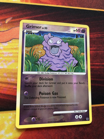 Pokemon Card Grimer Platinum Reverse Holo 75/127 Near Mint