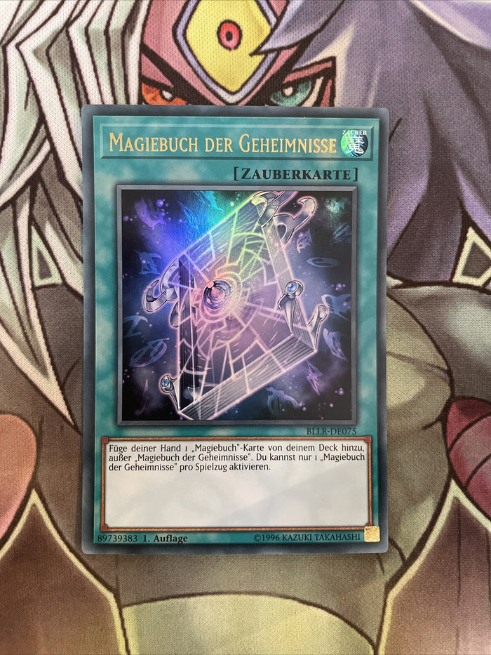 BLLR-DE075 Spellbook Of Secrets Ultra Rare 1st Edition NM Yugioh GERMAN
