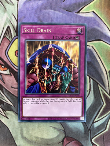 DCR-EN049 Skill Drain Rare Unlimited Edition NM Yugioh Card