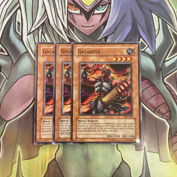 IOC-021 x3 Gigantes Common Excellent Condition Yugioh