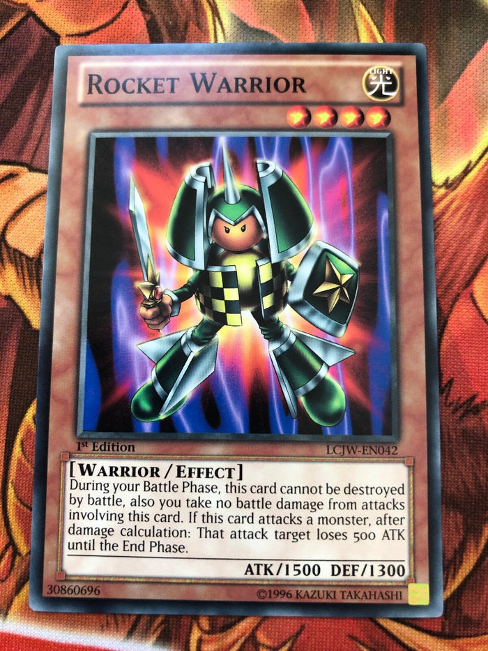 LCJW-EN042 YUGIOH CARD ROCKET WARRIOR 1ST EDITION